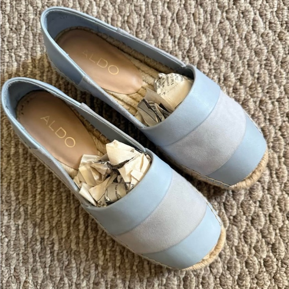 ALDO Women's Light Blue Espadrille Shoes